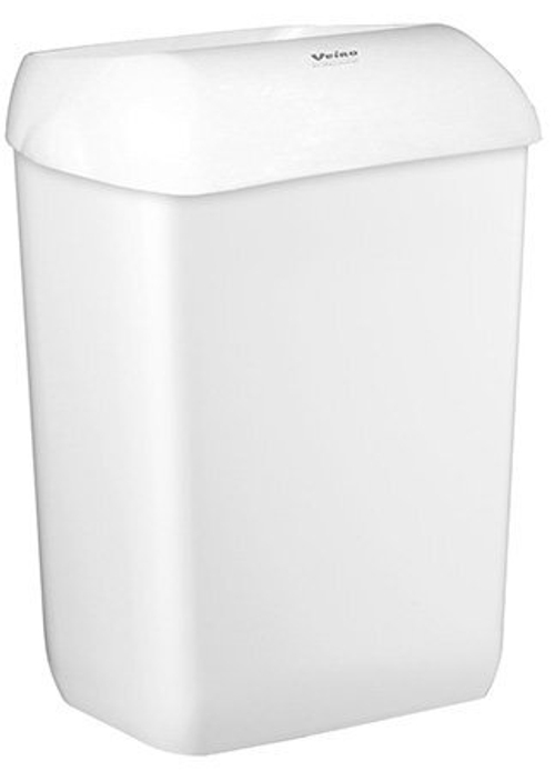 Корзина для мусора Veiro MidBIN, 23 литра, без крышки, пластик, белый, 6 штук