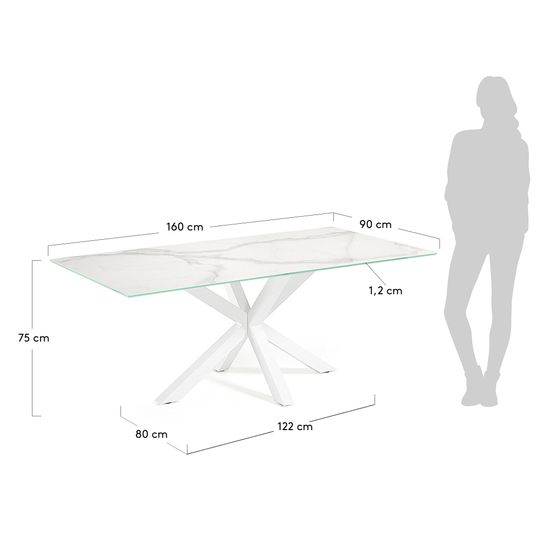 Стол Arya Kalos белый