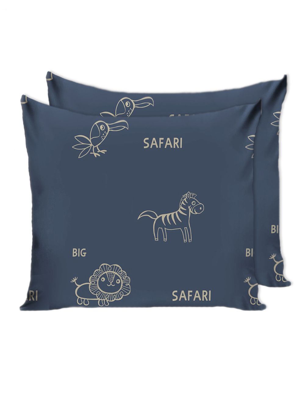 Наволочка комплект 2шт Сказка "SAFARI" 70х70 см, перкаль