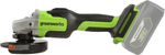 Аккумуляторная УШМ Greenworks GD24AG (3200207), 125 мм, без аккумулятора