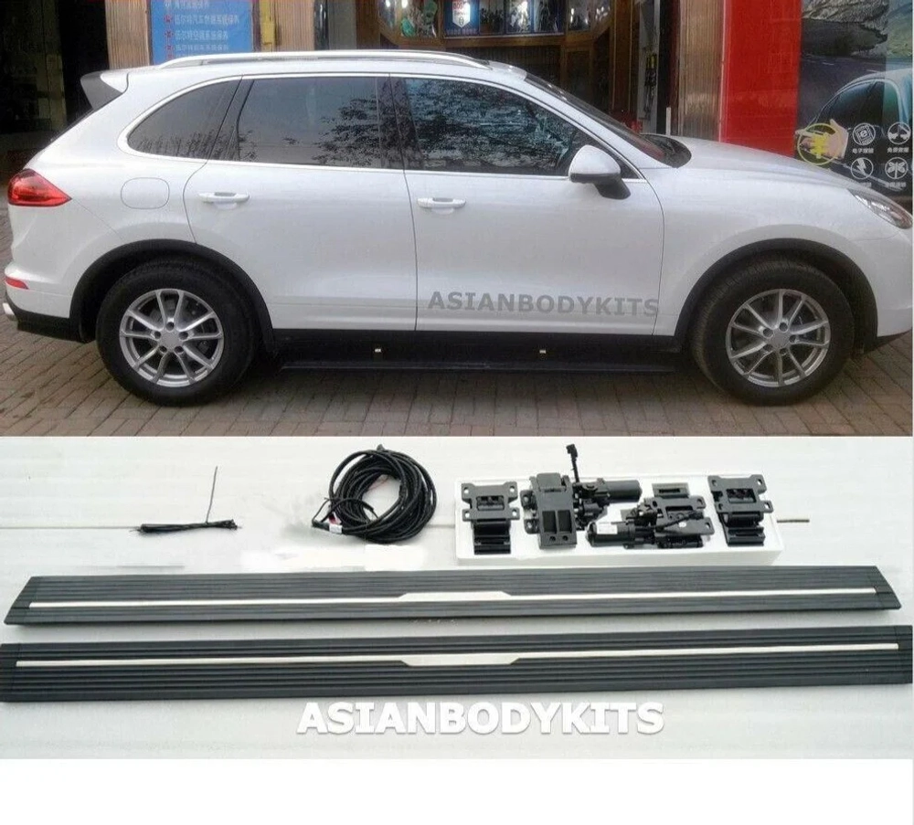 Электрические подножки для Porsche Cayenne 2011–2017 958 (обычные модели)