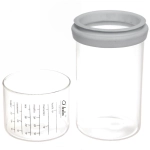 Банка для продуктов стеклянная 850мл «O'lala» с мерный стаканом