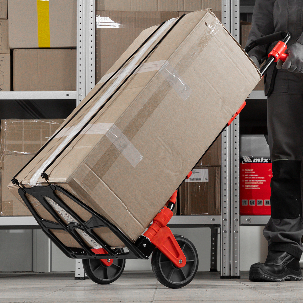 Тележка хозяйственная, складная, 2 колесная, грузоподъемность 150 кг Matrix