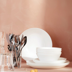IKEA OFTAST  (ИКЕА ОФТАСТ)  -  Тарелка, белая, 19 см