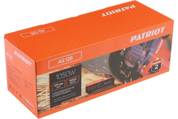 Углошлифовальная машина (УШМ) PATRIOT AG 126 тонкий корпус, пылезащищенная, диск 125 мм 110301126