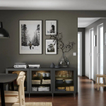 Комбинация для хранения - BESTÅ/ BESTА IKEA/ БЕСТА/БЕСТО ИКЕА, 74х180 см, темно-серый