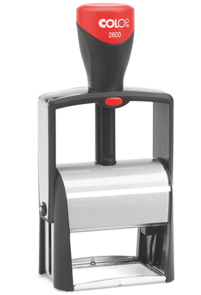 Штамп на автоматической оснастке Colop 2600 58х37мм