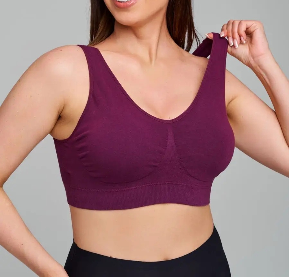 [m]Топ Bra гладкий, однотонный 1765