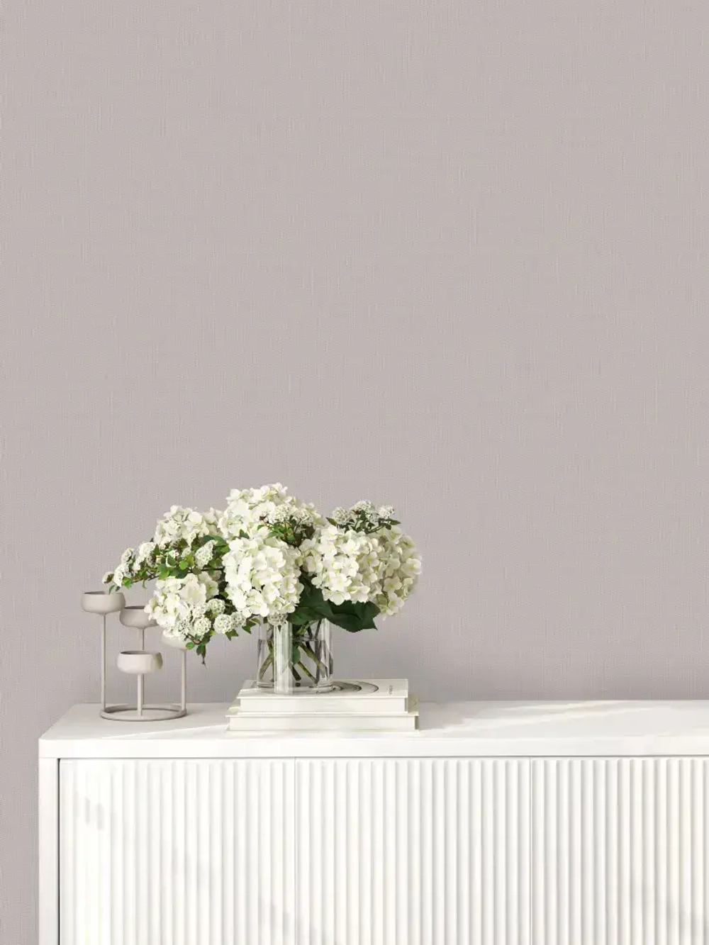 Обои флизелиновые 1.06 БЕЗ ПОДГОНА ТАУП/КОФЕЙНЫЕ INTERIO m89192 с эффектом окрашеной стены, метровые, моющиеся, для гостиной, спальни, кухни,1.06*10.05 м