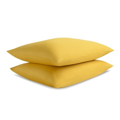 Набор из двух наволочек из сатина горчичного цвета russian north, 50х70 см