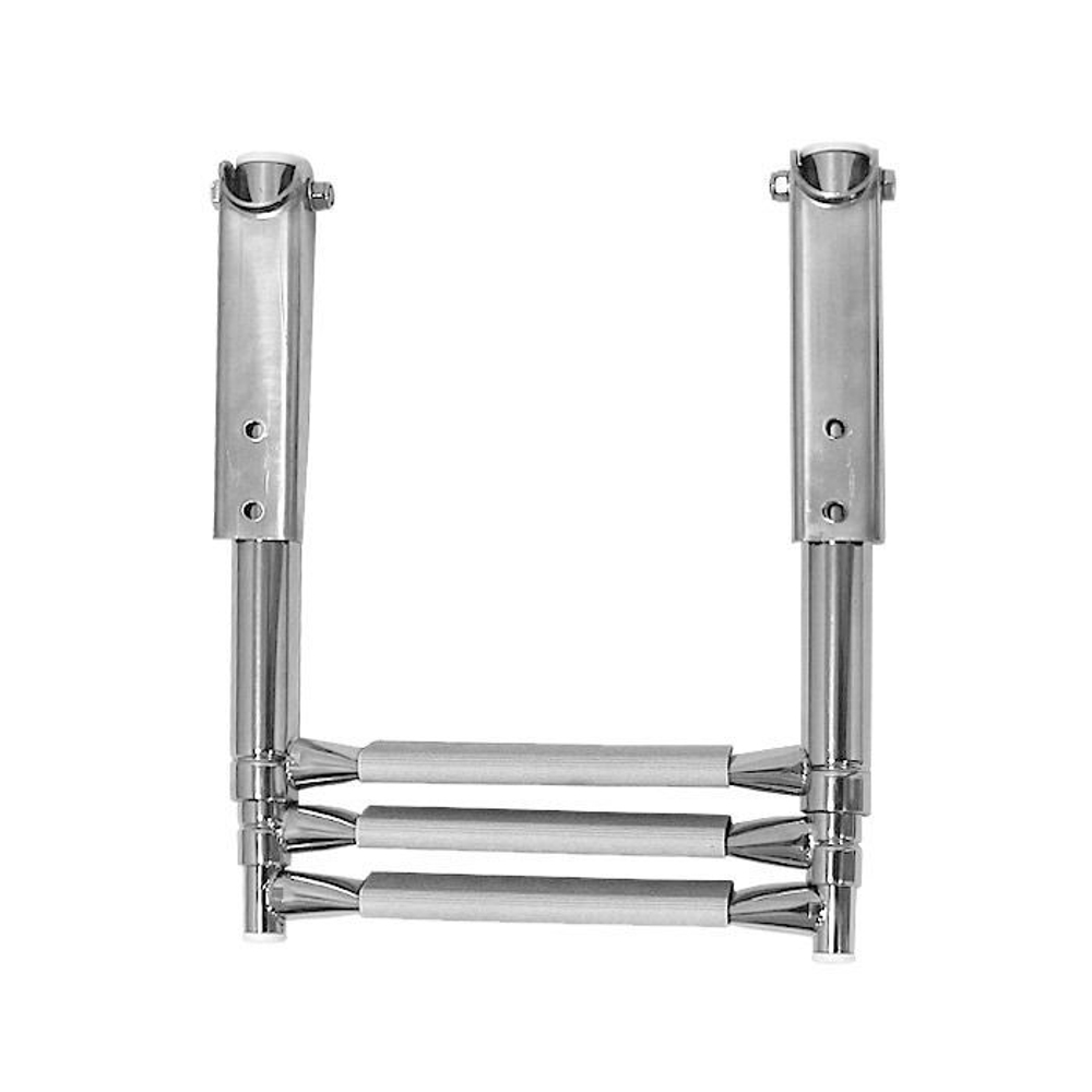 Трап телескопический складной, 3 серых ступени (ширина 310 мм.) (10269444)