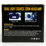 Фонарь налобный FA-2199-4 (+красный свет)