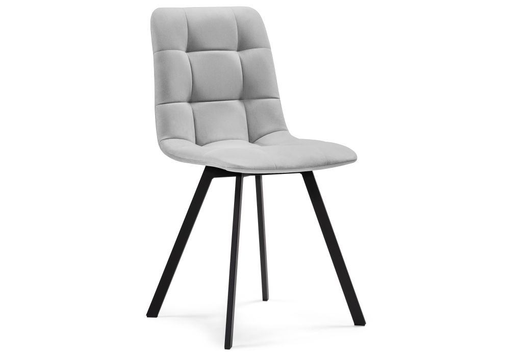 Стул на металлокаркасе Чилли черный / светло-серый