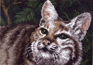 "Кошка"-1109 канва с рисунком