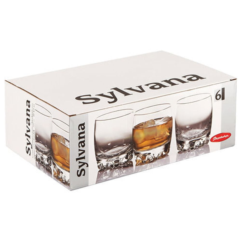Набор стаканов, 6 шт., объем 315 мл, стекло, "Sylvana", PASABAHCE, 42415