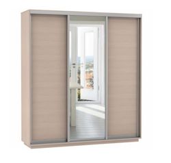 Шкаф-купе "Экспресс Медиум № 1 Трио" (дуб молочный) 2200х1800, МК Е1, г. Белореченск