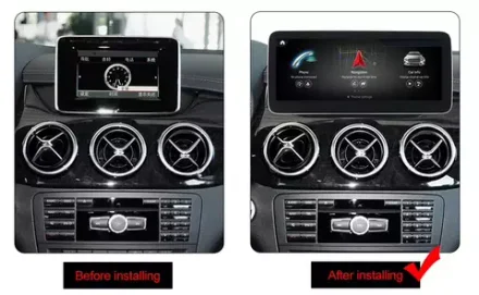 Магнитола Mercedes-Benz B-класс T246 2015-2018 NTG 5.0/5.1 - Carmedia MKD монитор 10.25", Android 11, 6Гб+128Гб, CarPlay, SIM-слот