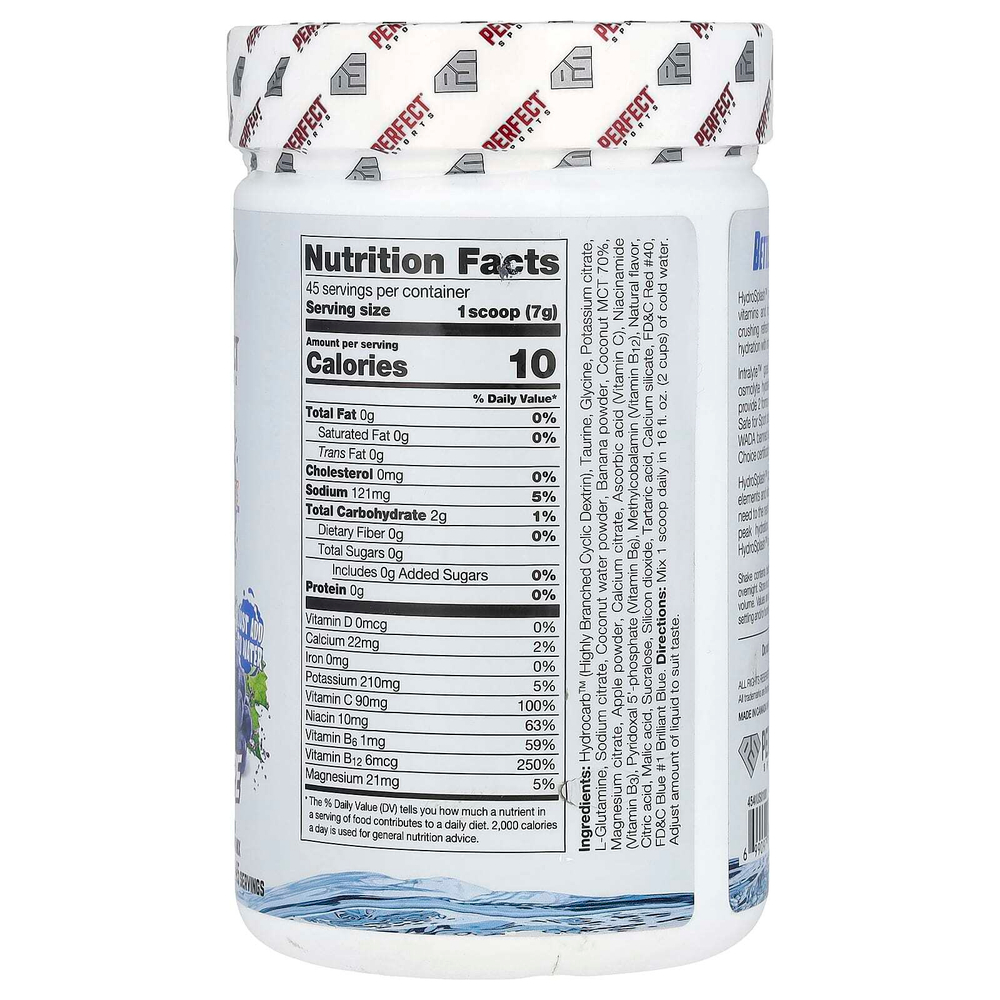 PERFECT Sports, Hydro Splash, двойное увлажнение, со вкусом винограда, 317 г (11,2 унции)