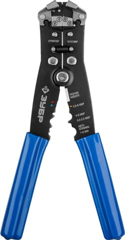 ЗУБР ТТ-3, 0.2 - 6 мм2, автоматический стриппер, Профессионал (22641)