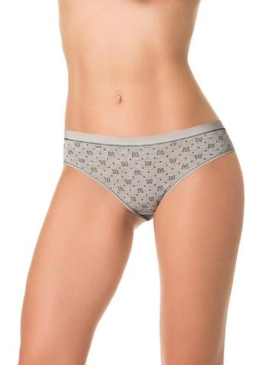 Принтованные трусики-слипы (Размер: L) (Цвет: бежевый)