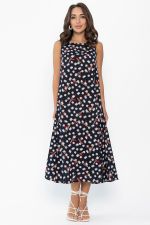 Сарафан Кампари (синий/цветы) П13995-10М LT Collection