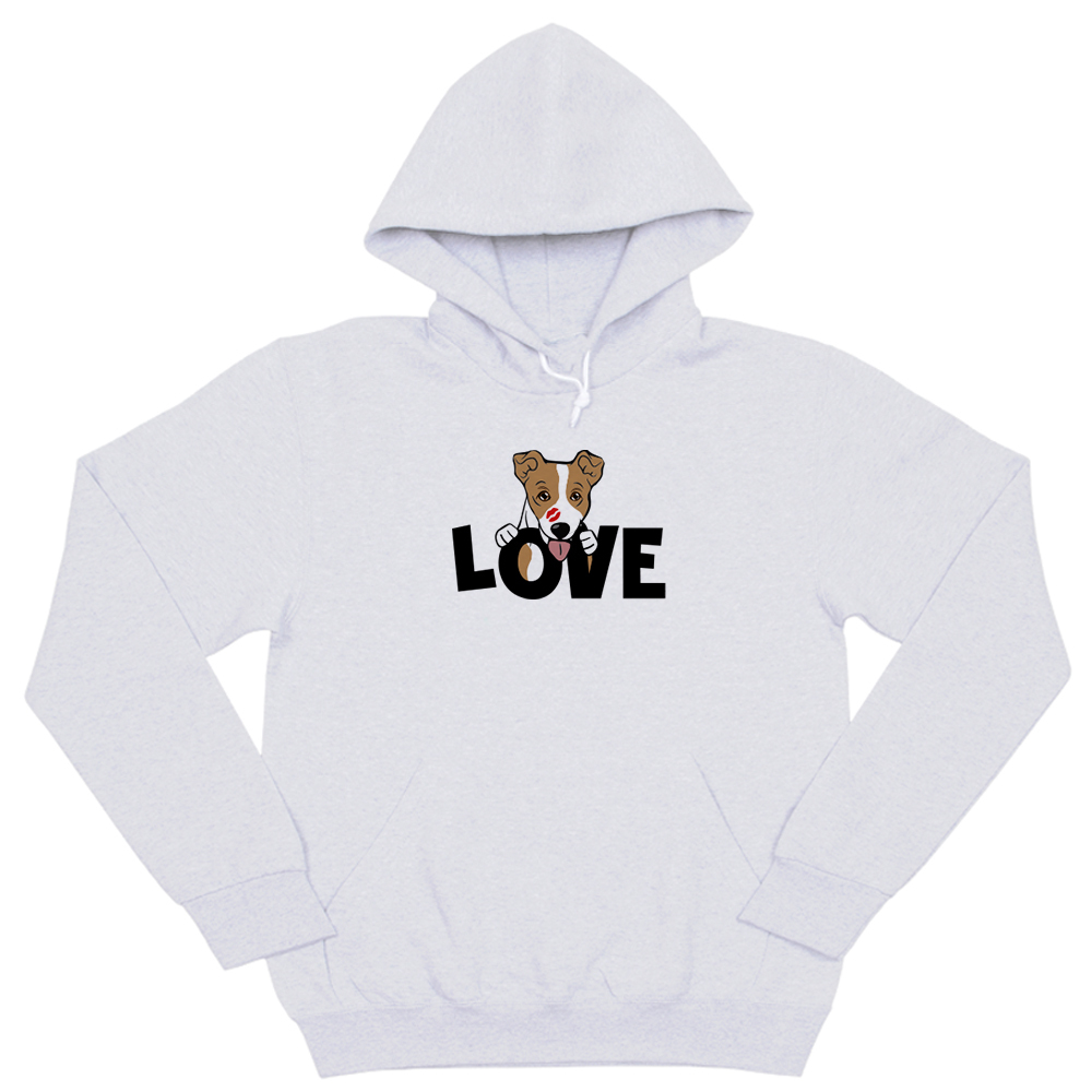 Толстовка "Джек Рассел - Love"