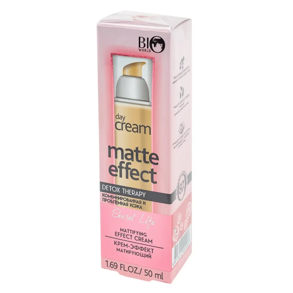 (DETOX THERAPY) Крем-эффект матирующий, 50 мл La and Te Kit##Bio World BW-0953