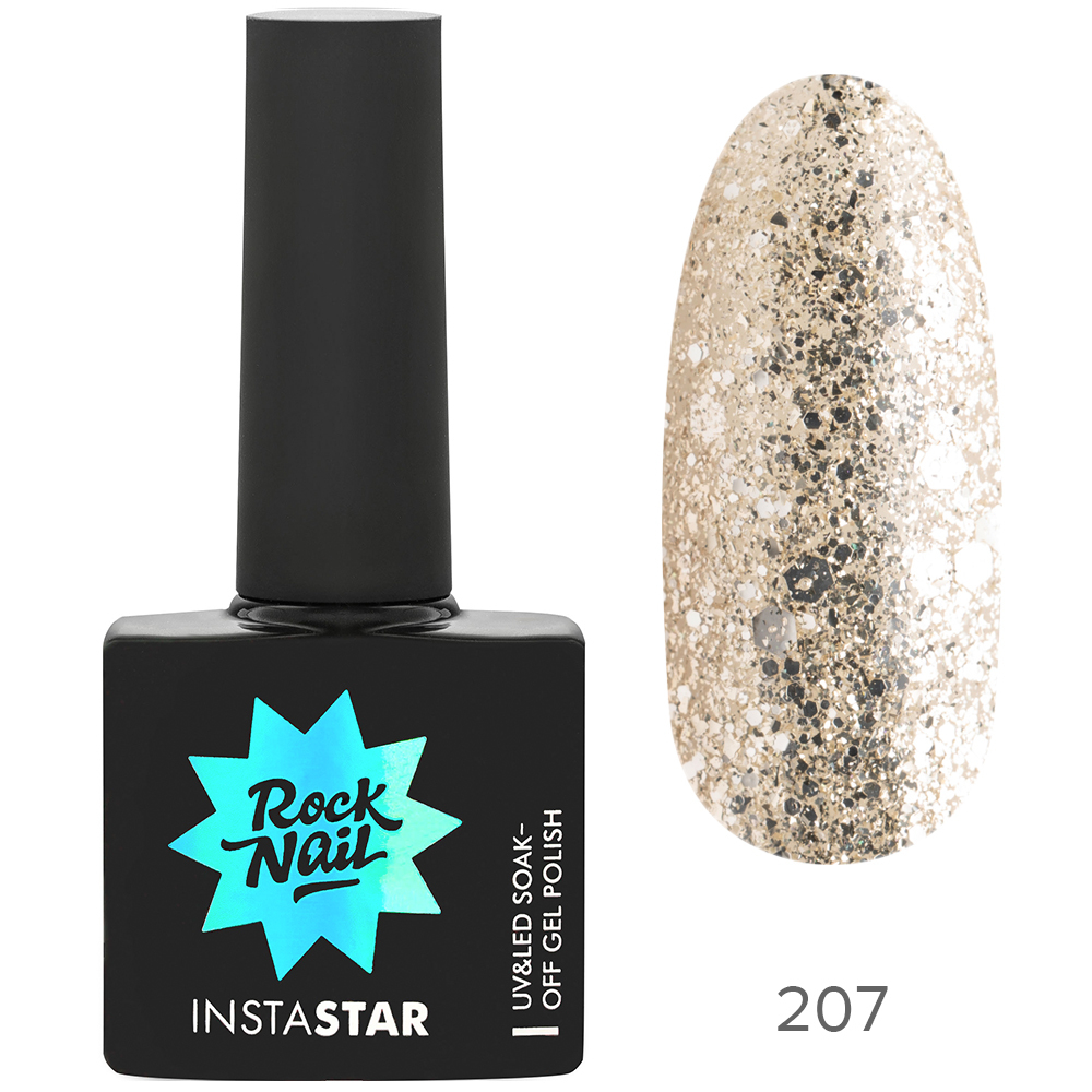 Гель-лак RockNail Insta Star 207 Beyonce, 10мл.