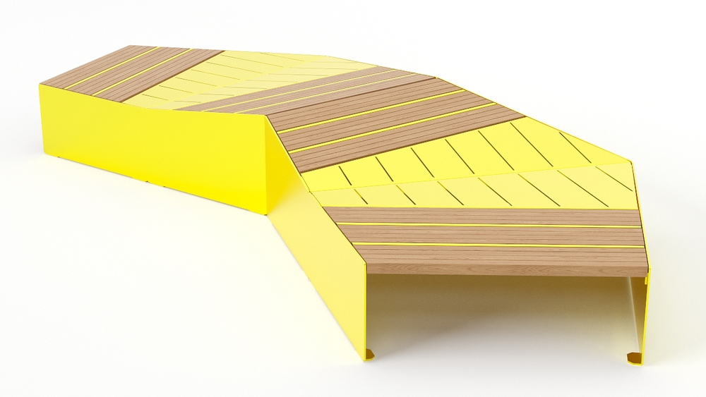 Скамья-вазон Модуль 7 SK00356