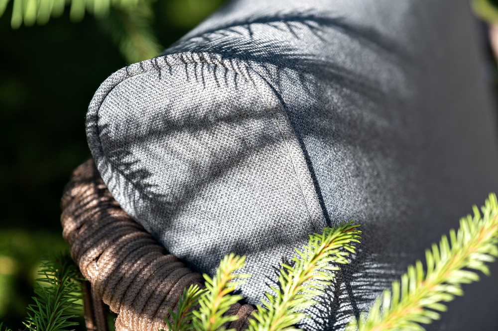 "Канны" лаунж-зона 5-местная плетеная из роупа (веревки), роуп коричневый