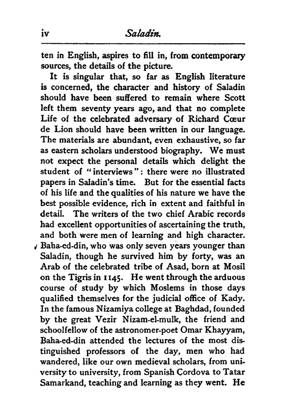 Saladin. And the Fall of the Kingdom of Jerusalem | Stanley Lane-Poole