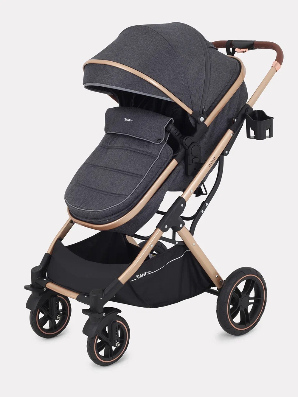 Коляска трансформер Rant Basic Pulsar Gold Grey