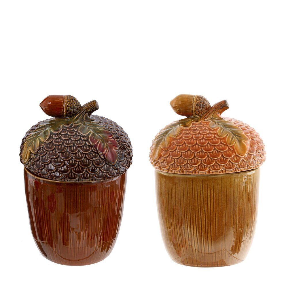 GAEM Емкость для сыпучих продуктов "Жёлудь", 1000 мл, L16 W16 H22 см, 2в.