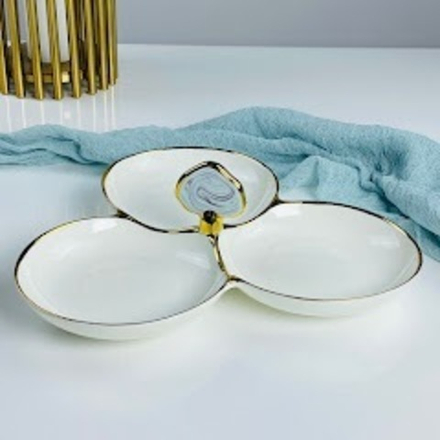 Lenardi 133-471 Менажница 26х7,5см ЛАЗУРИТ в под.уп.(х8)Фарфор