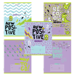 Тетрадь школьная А5 12л клетка "ДИНОЗАВРИКИ" бел100% (BRAUBERG)