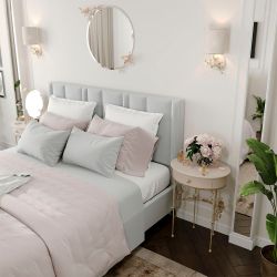 Зеркало Терра Айвори Мраморное золото