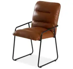 Cтул Brera, коричневая экокожа