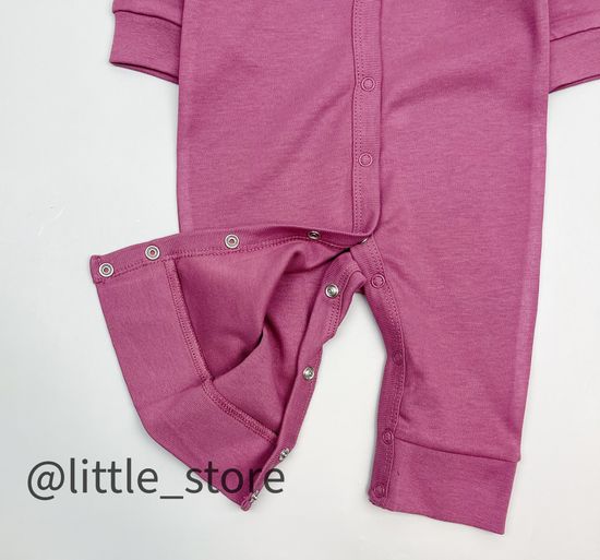 Слип хлопковый "Basic" Ягодный, открытые ножки