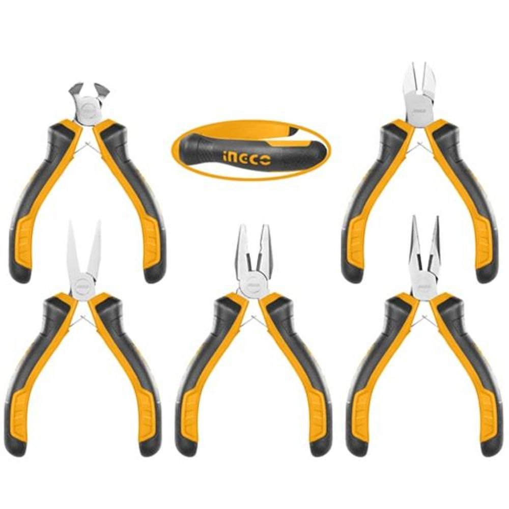 Набор мини плоскогубцев 5 пред. INGCO HMPS01115