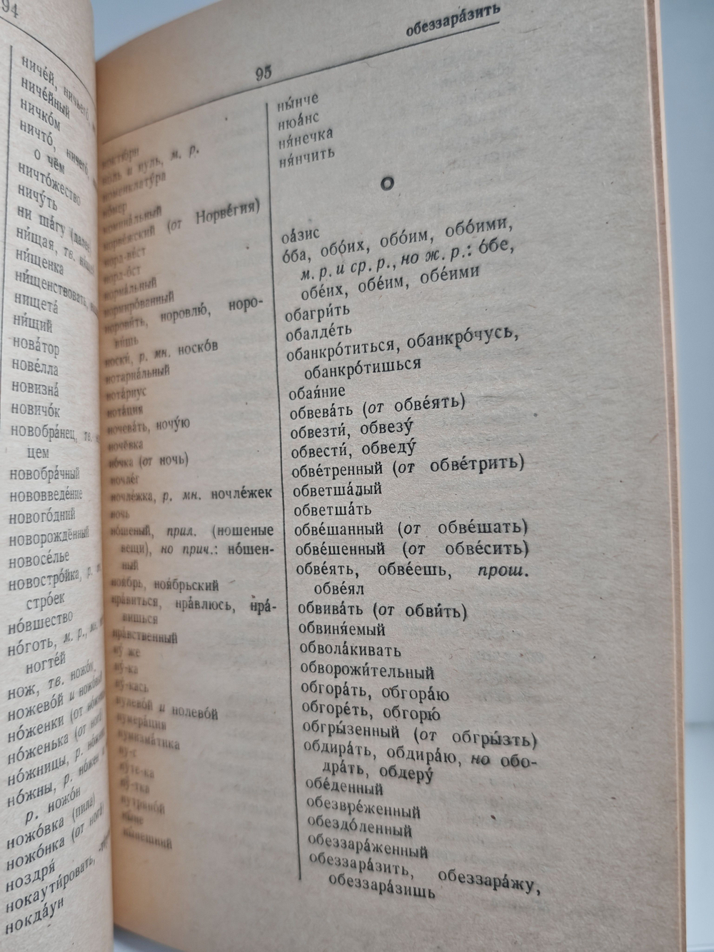 Орфографический словарь