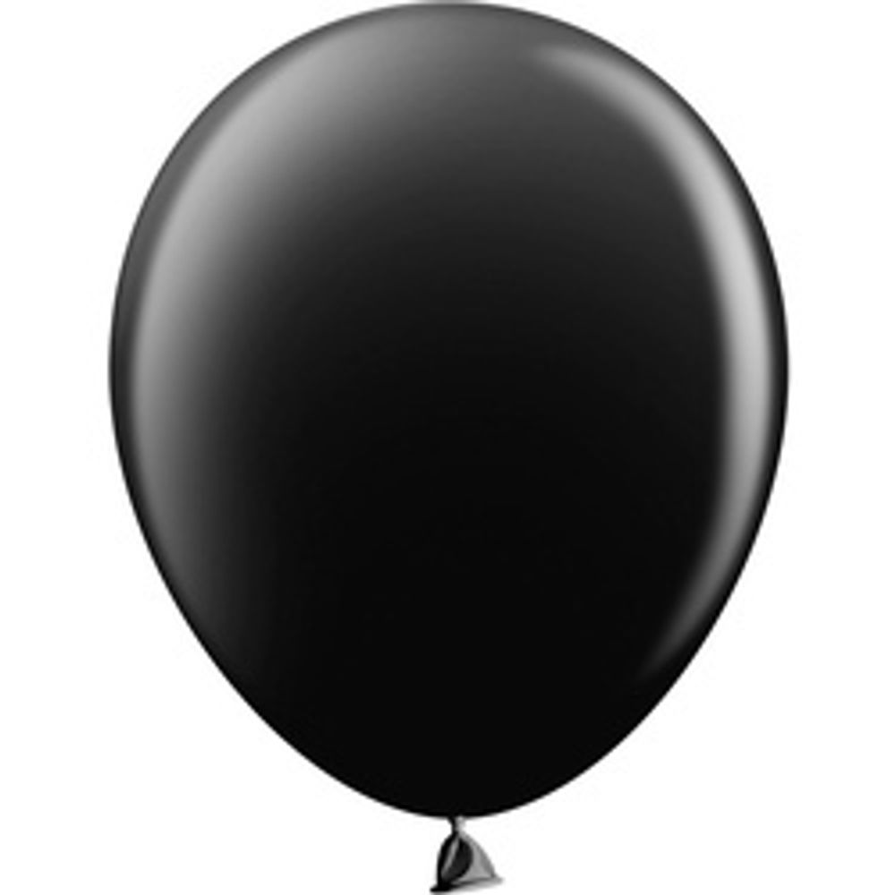 Шар (12''/30 см) Черный, пастель 100 шт.