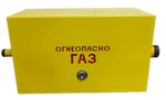 Шкафной газораспределительный пункт ГРПШ ОХТА-RF-10-1-ЛП (желтый)