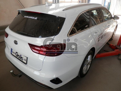 Фаркоп оцинкованный Galia H100A для Hyundai i30 универсал 2017-, Kia Ceed универсал 2017-(паспорт и сертификат в комплекте)(без электрики)