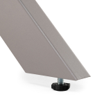 Стол стеклянный Woodville Палу 130(170)х80х76 латте, капучино