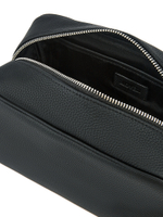 Toiletry bag LEMAN NEW M black amber color