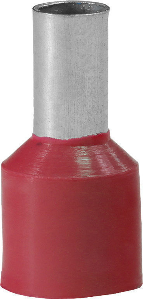 Наконечник штыревой втулочный изолированный НШвИ 10-12 (100 шт.)