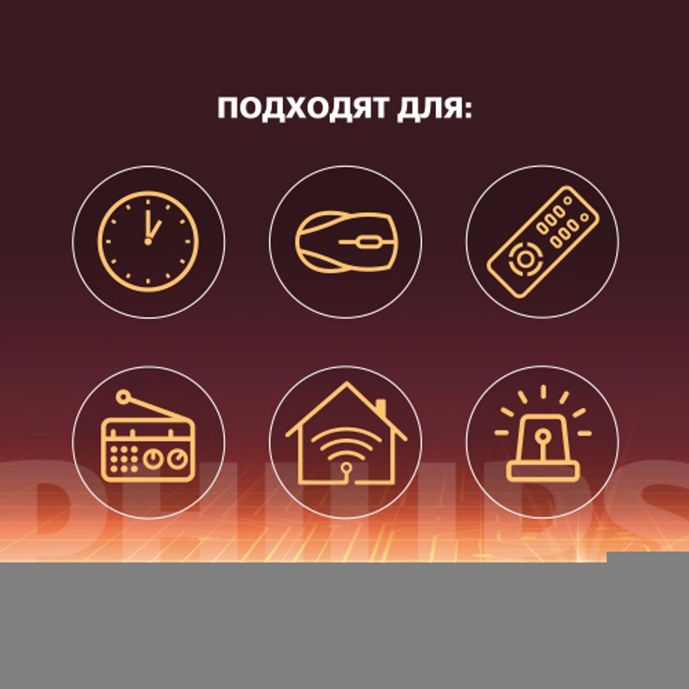 Батарейки Philips LR03P4B/51 ААА алкалиновые 1,5v 4 шт. LR03-4BL Power (4/48/144/27648)