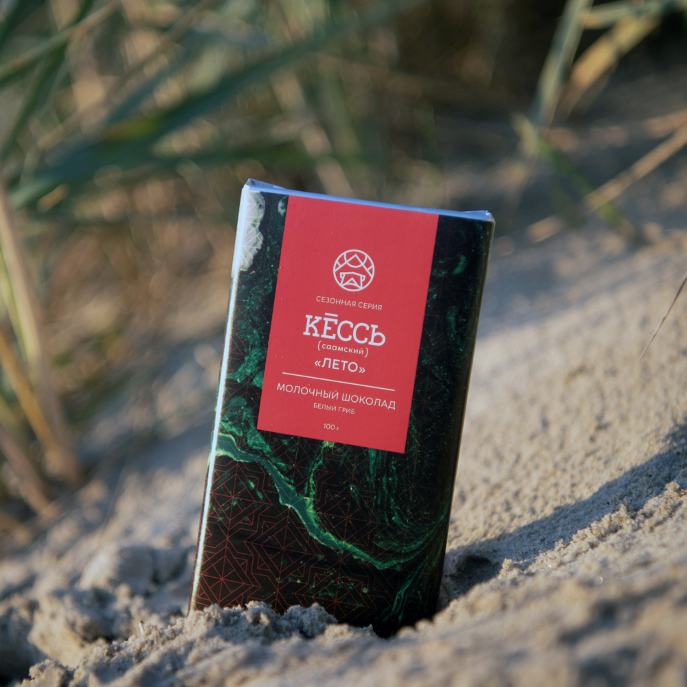 Молочный шоколад с белым грибом "ЛЕТО" (КĒССЬ) (100 г)