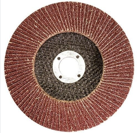 Круг шлифовальный лепестковый торцевой, тип КЛТ 1, P 150, Ø 150 х 22,2мм. «Maxmum» 74015