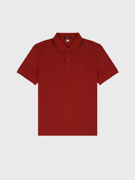 Поло C.P. Company Stretch Piquet Line Red